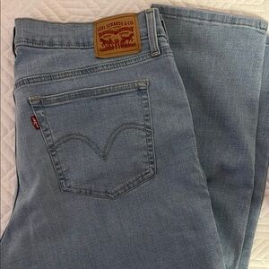 Levi's Blue Boyfriend Jeans Relaxed Fit